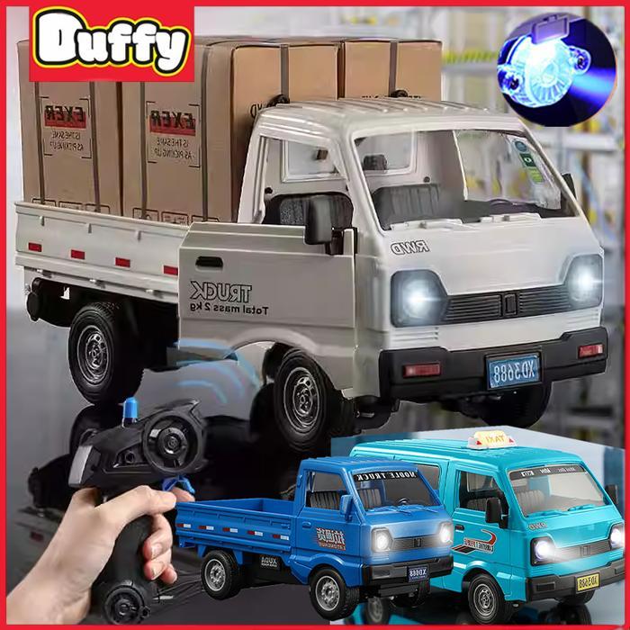 Spryz Robotto - Mobil Remote Control D12 Cargo Truck Rc Car Pickup Box Truk Suzuki Carry Pick Up