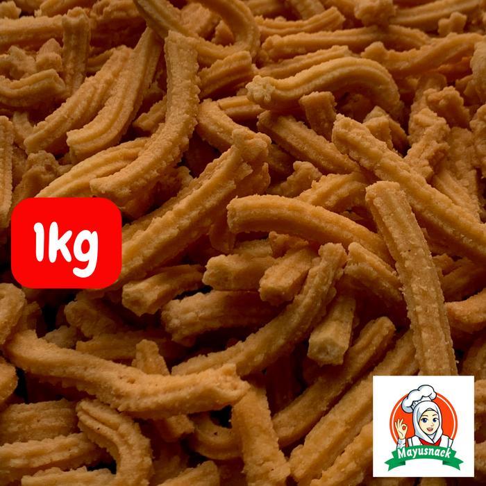 Kue Akar Kelapa Manis 1Kg Snack Kiloan Cemilan Camilan Kue Kering Lebaran