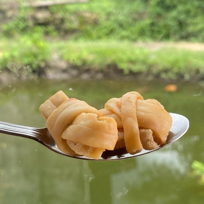 TERUJI Kerupuk rempelo rambak rasa original kemasan 1 Kilogram