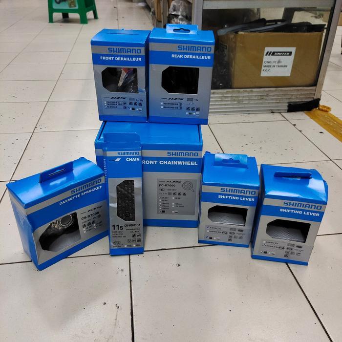 Group Set Shimano 105 R7000 Shifter Flat Bar SHIMANO Original With Box