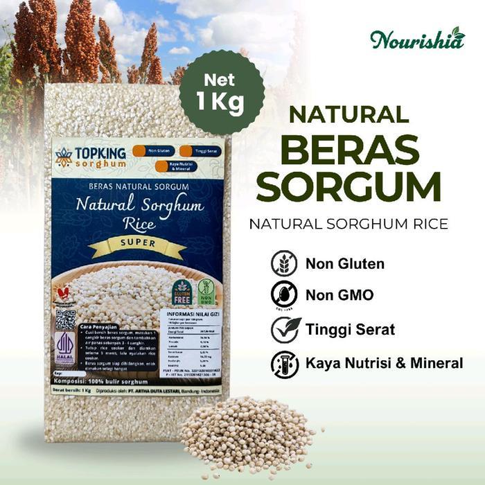 Beras sorghum sosoh 1kg / Beras sorgum 1kg topking ORIGINAL