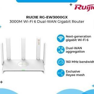 SKS Ruijie Reyee RG-EW3000GX Wi-Fi 6 Dual-band Pengganti EW1800GX PRO