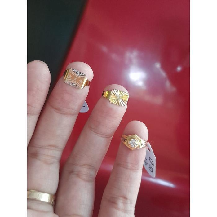 Promo Cincin Bayi Laki Laki Model Polos Emas Asli Bisa Dibesar Kecilkan Cincin Anak Terbaru Emas