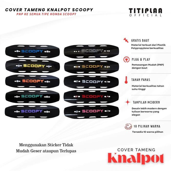 [LIVE] COVER KNALPOT TAMENG SCOOPY GRATIS BAUT TUTUP PELINDUNG KNALPOT SCOOPY TAMENG KNALPOT SCOOPY