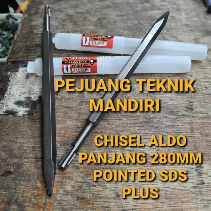 Makita Indo Tools - Aldo Mata Bor Bobok Beton Sds Plus 280Mm / Mata Chisel Sds Plus Point