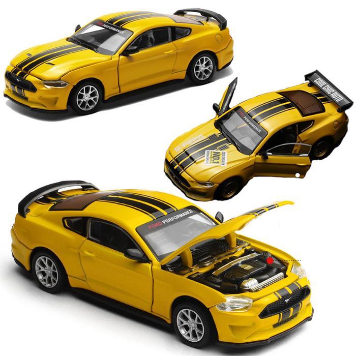 TERLARIS Ford Mustang GT Diecast Modifikasi Mainan Miniatur Mobil Mobilan CCA Diecast Modifikasi