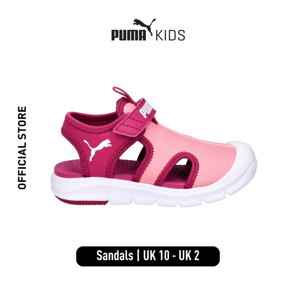 PUMA Fun Racer Sandal V 40058406 - Sepatu Sandal Anak (Pink)