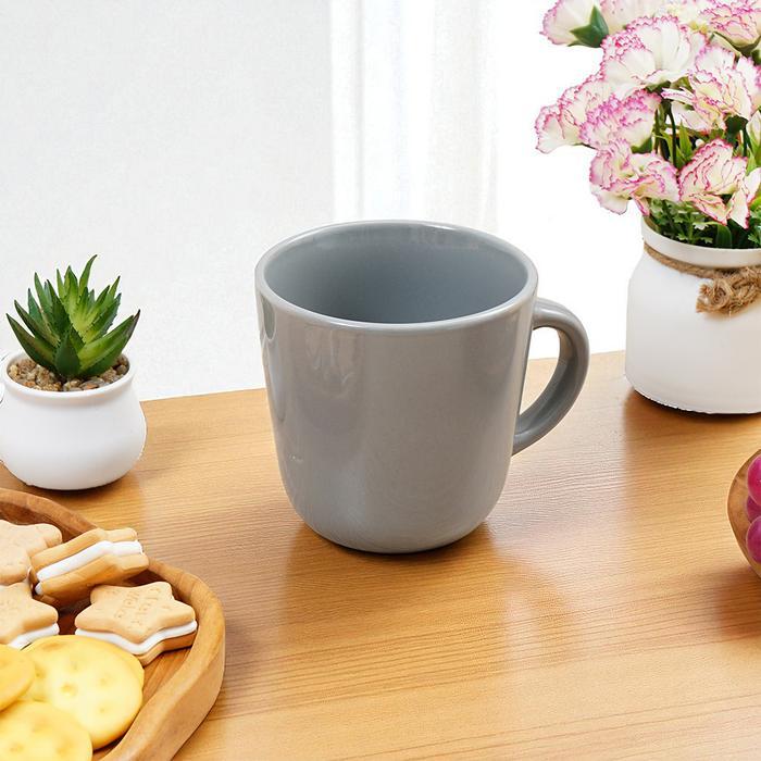 Informa Appetite Pallete Arvid Mug Porcelain 450 ml - Abu-Abu