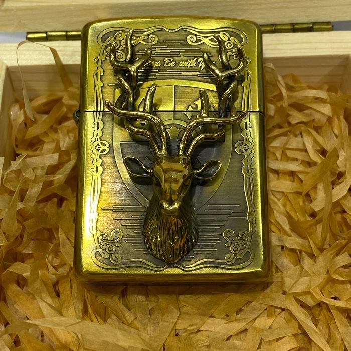 Zippo Armor Deer Emblem