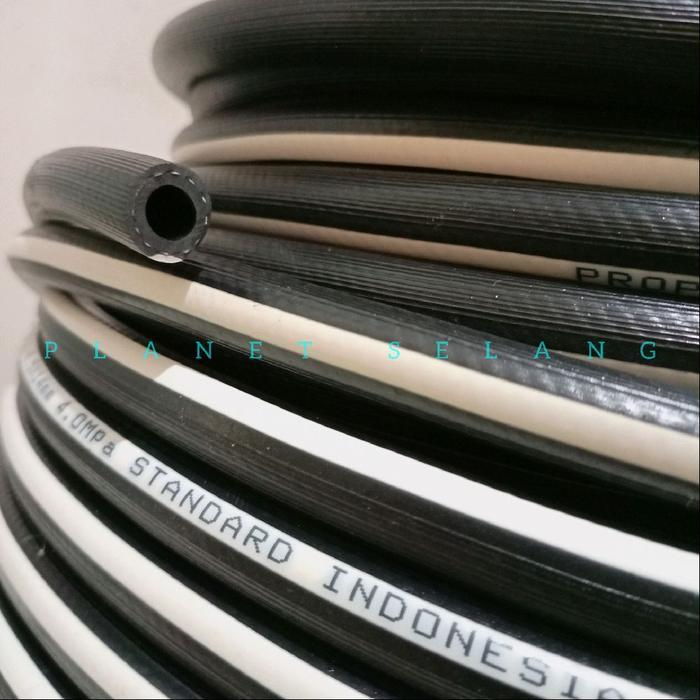 Selang Kompresor 5 Meter Hitam 14 MM Selang Pompa Mini DC Selang Angin Selang Steam