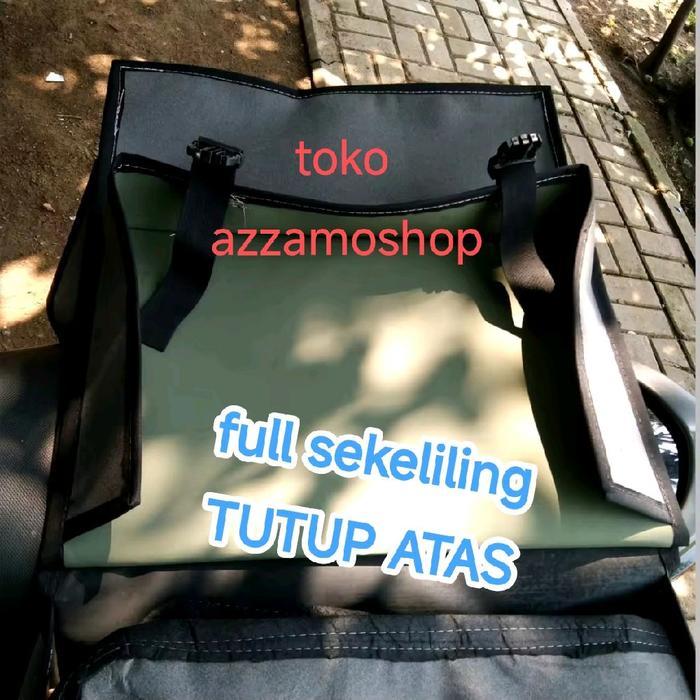 Premium Ltps Tas Obrok Kurir Tas Keranjang Motor Anti Air Kecil Jumbo Motorcycle Tali Kain Original