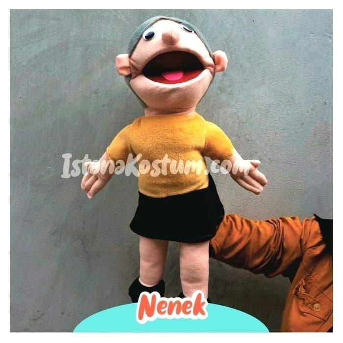 Boneka Tangan Muppet Nenek|Boneka Peraga Dongeng|Mainanan Belajar Anak
