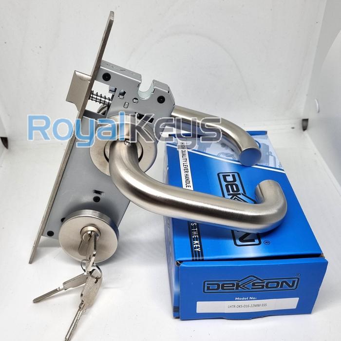 Paket Set Handle Dekson Dekkson LHTR 0016 22MM SSS Gagang Pintu Kayu