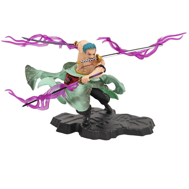 One Piece Luffy Figure Roronoa Zoro Three-Blade Sa-Maximum Manga Anime Statue PVC Action Collection