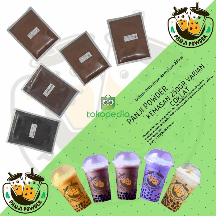 bubuk minuman rasa coklat 250gr serbuk minuman kekinian bubuk minuman