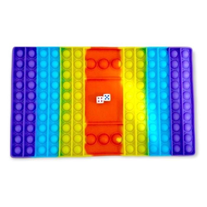 BIGSALE POP IT RAINBOW LUDO SUPER JUMBO MAINAN ANAK POP IT DADU