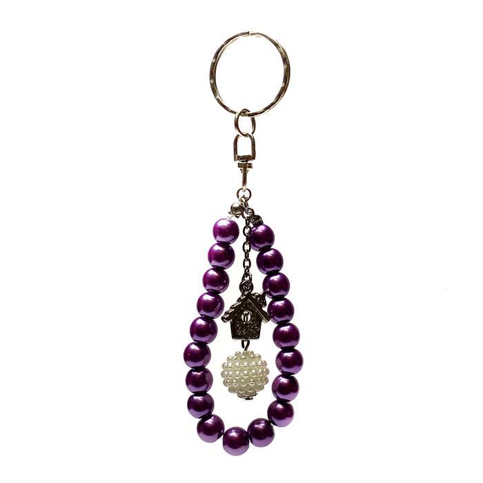 Keychain Ceviro Gantungan Mutiara twin Kunci Tas