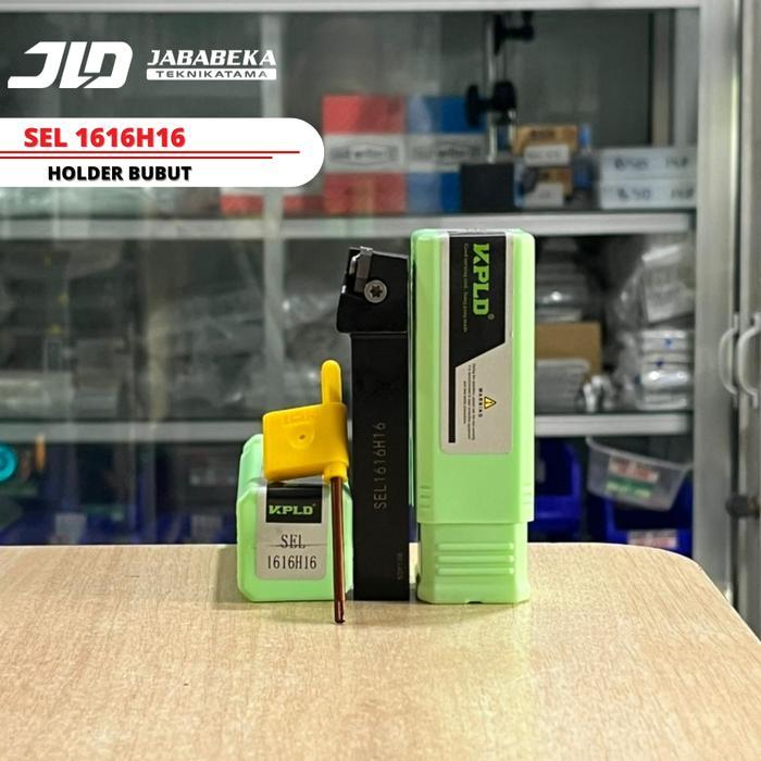 Sel 1616-16 Holder Ulir Gagang Bubut Drat Ulir Luar Insert Er 16 Pisau Bubut Ulir Luar
