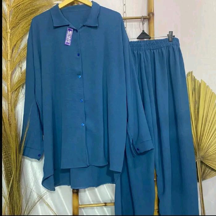 CUCI GUDANG SETELAN JUMBO XXXL XXXXL LD 130 LD 140 CM Crinkle