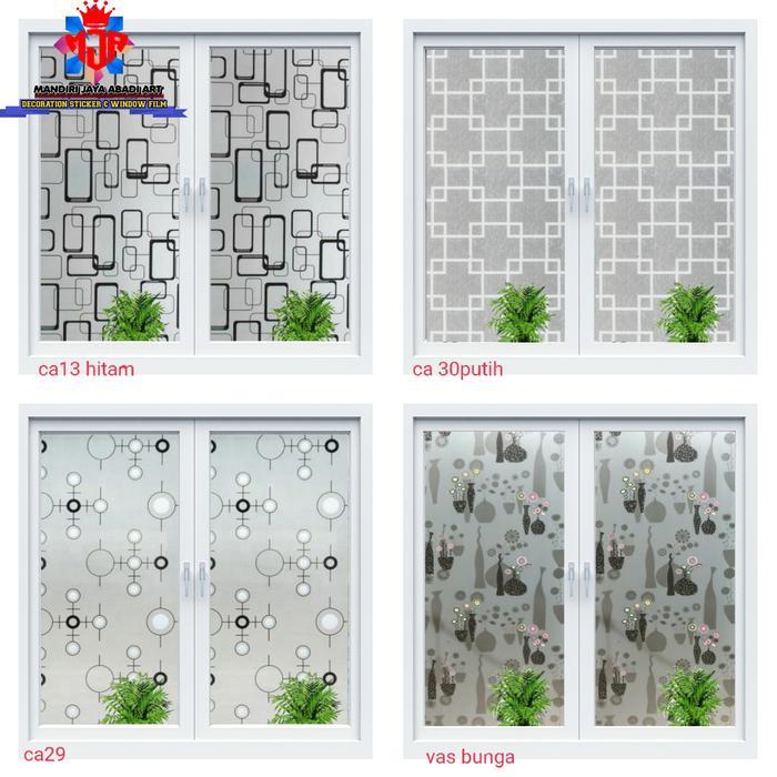 stiker kaca/sticker kaca motif/stiker jendela rumah/stiker sunblast