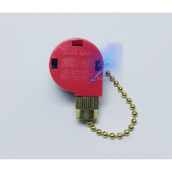 "New" Switch / Saklar tarik kipas angin gantung ZING EAR Harga / Pcs