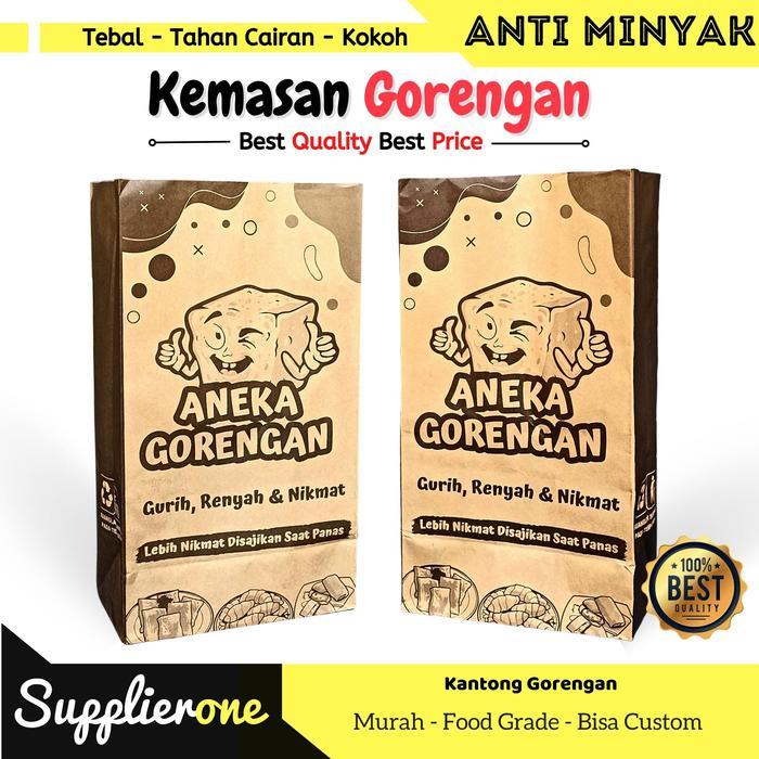 Kantong Gorengan 100 Pcs / Kemasan Gorengan / Kantong Tahu Crispy / Kemasan Kantong Gorengan /