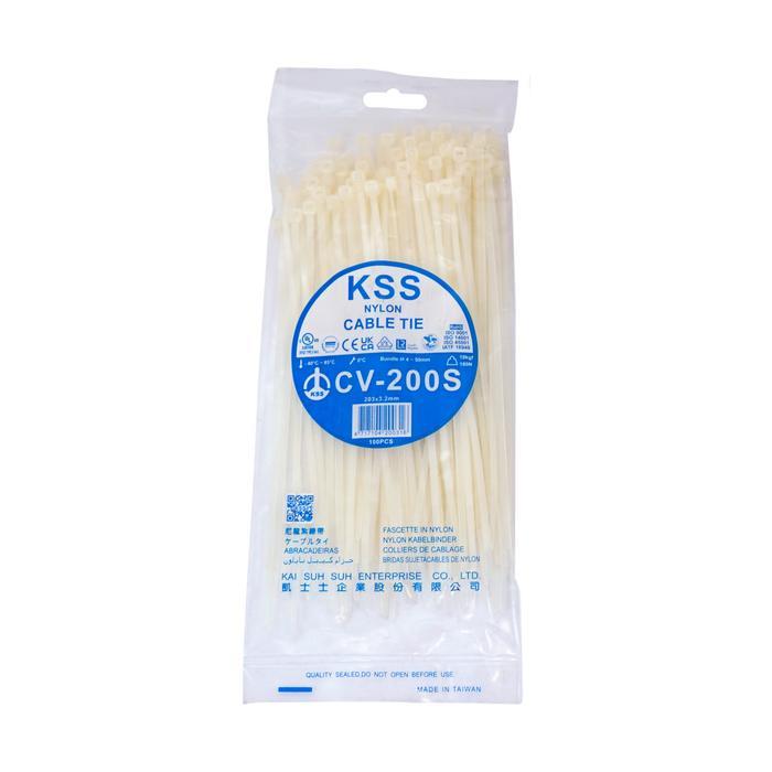 Kss Cabel Tie Cv200S 203 X 3.2 Nylon Kabel Ties Kss Cv200 S 203X3.2Mm Pengikat Kabel Tis 20Cm