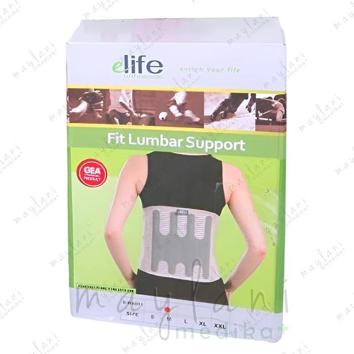 E-Life Fit Lumbar Support WA011 ELife Korset Penyangga Punggung Size S