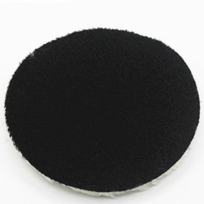 Wool Poles Polish Pad Velcro 1 Pcs 7 Inch Compound Wax Detailing