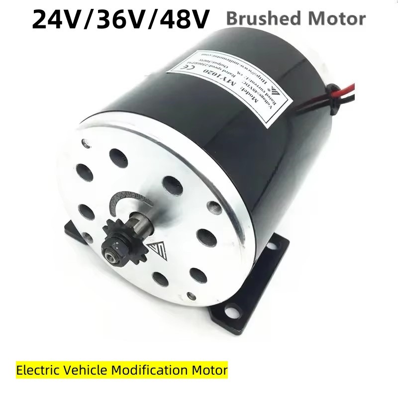 24V 36V 48V Electric Motor Go-Kart with Brushed DC Motor Rated Speed Brushed Motor Chain Drive