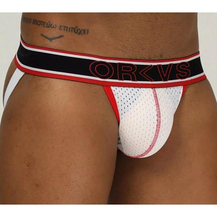 SPECIAL ORLVS / Jockstrap Underwear / Celana Dalam Pria Sexy Putih
