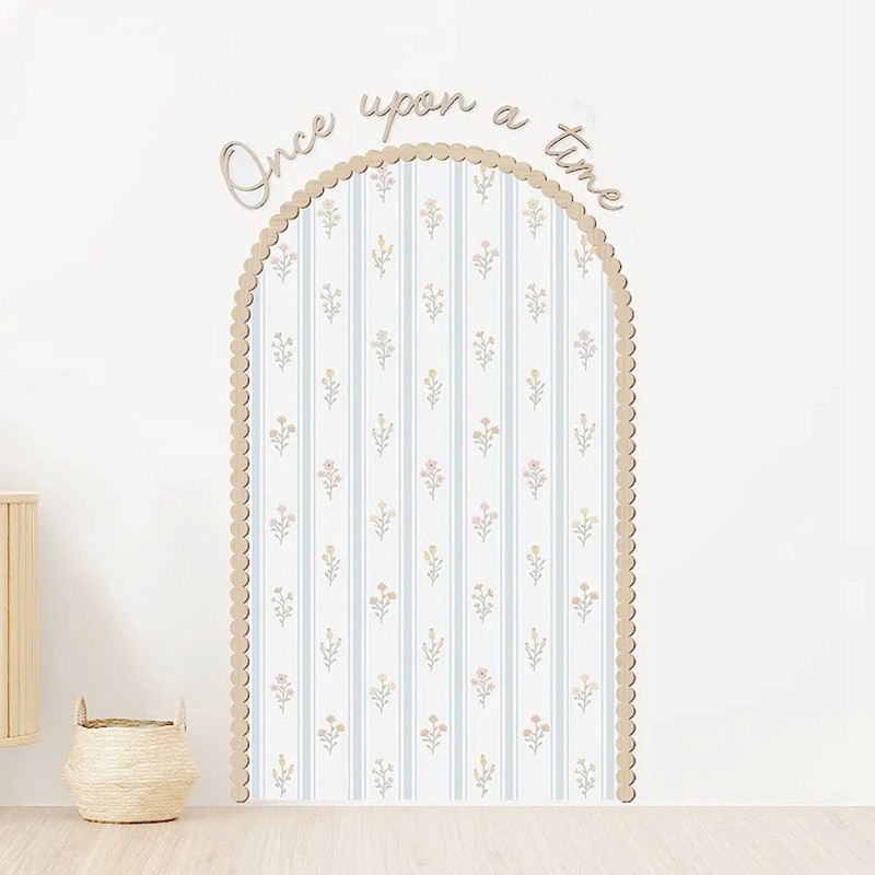 Wooden arch,Wall molding arch Furniture molding,Wood wall arch decor,Bohemian wall decal,Archway