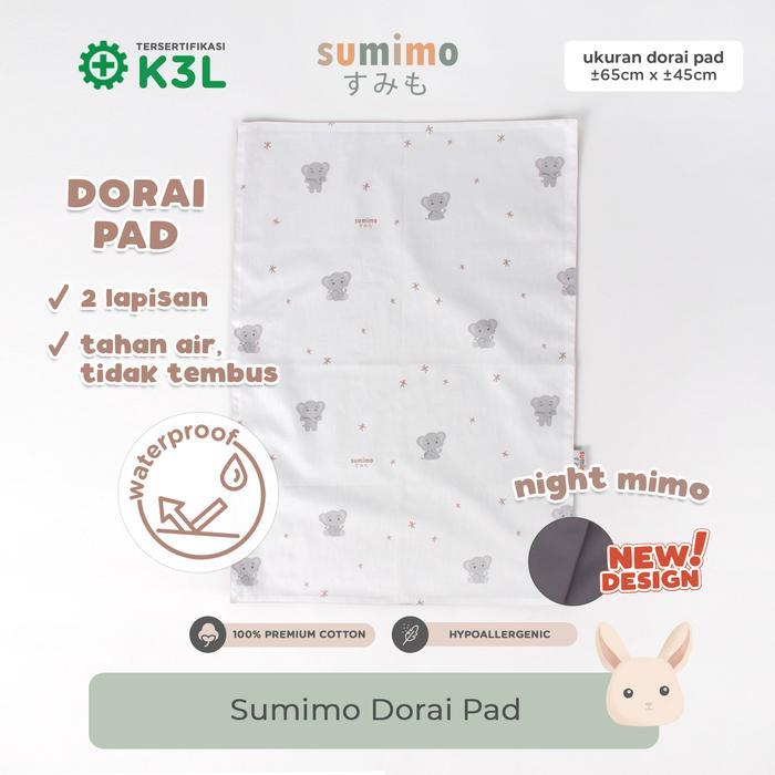 Alas Perlak Bayi Anti Air dengan Bahan Katun Halus Motif Night Mimo
