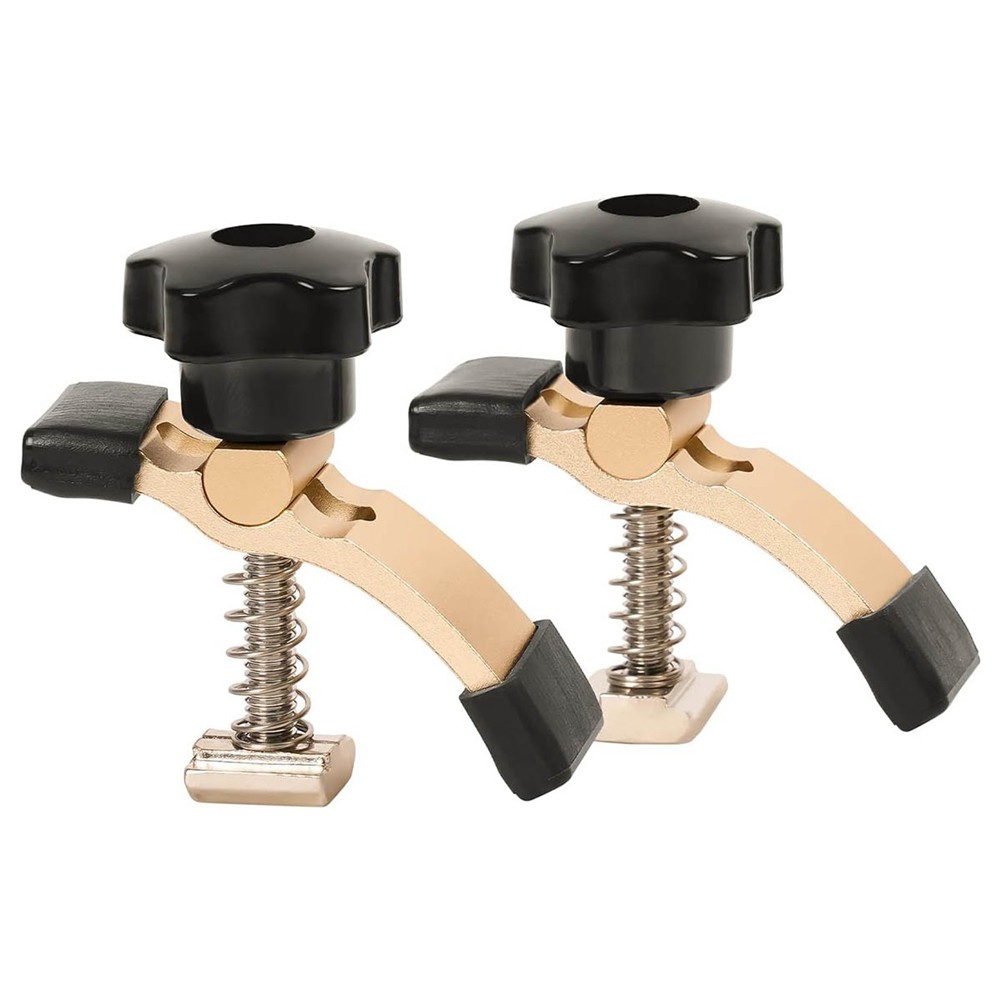 2PCS Mini Hold Down Clamp Kit, CNC Router Clamp for Woodworking and Metalworking, with 3018 CNC
