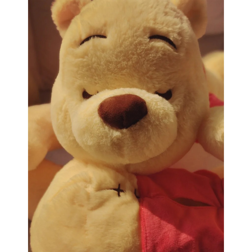 Disney Winnie Pooh Kawaii Pooh Bear Stuffed Plush Toy Doll Cartoon Sofa Cushion Pillow Peluches