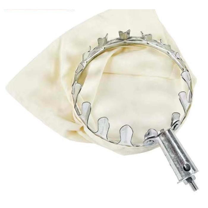 pemetik buah metal Alat Pemetik Buah Metal Fruit Picker Gerigi Stainless Steel metal fruit picker - 
