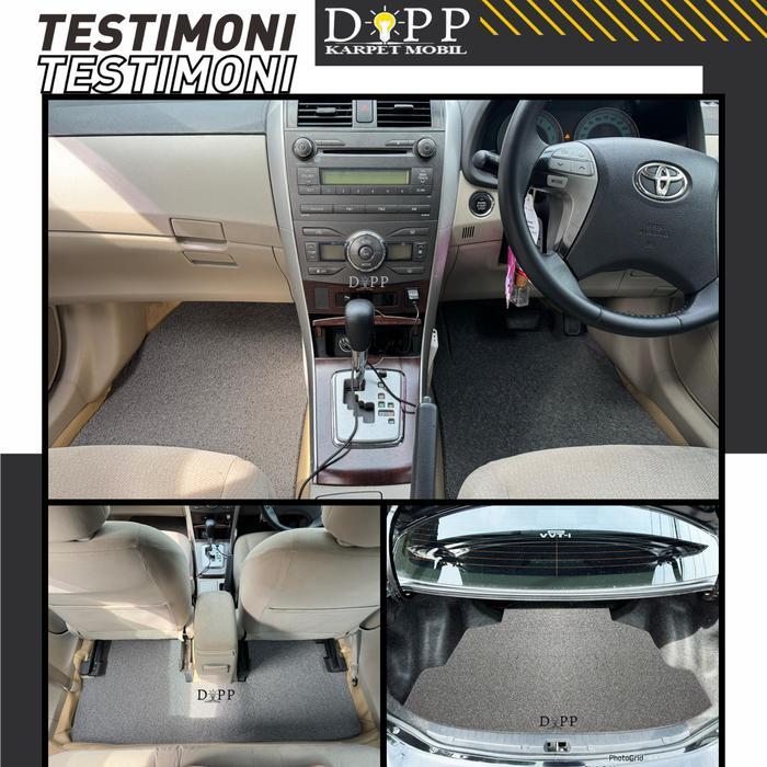Karpet Mobil Corolla Altis / Karpet Mobil Mie Bihun Toyota Corolla Altis 2008-2013