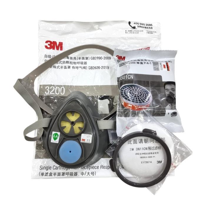 Masker 3M 3200 Respirator Cartridge 3301CN Filter 3N11CN