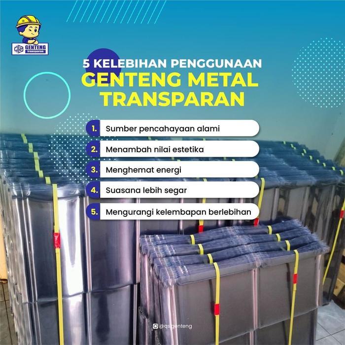 NEW qs.genteng metal transparan