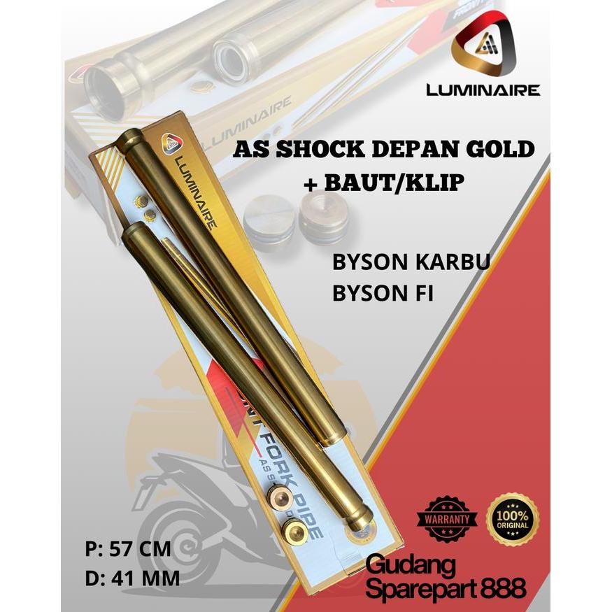 As Shock Sok Depan GOLD Byson, Byson FI As Shok Depan Gold+Baut/Klip Luminaire