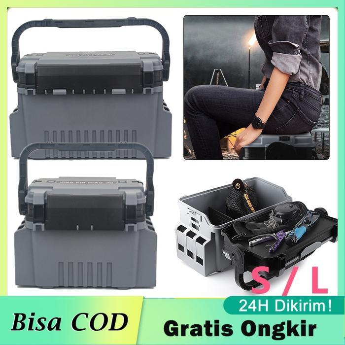 Tackle Box Pancing Kotak Peralatan Pancing Jigging Lure Box Fishing Box Mancing Serbaguna Besar