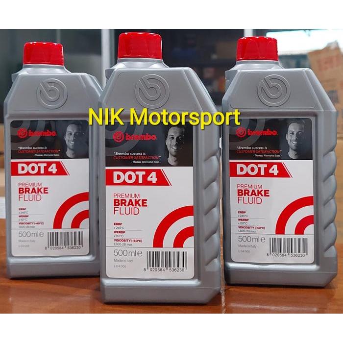 Minyak Rem Bembo DOT4 500ml / Brake Fluid Brembo DOT4 500ml Original