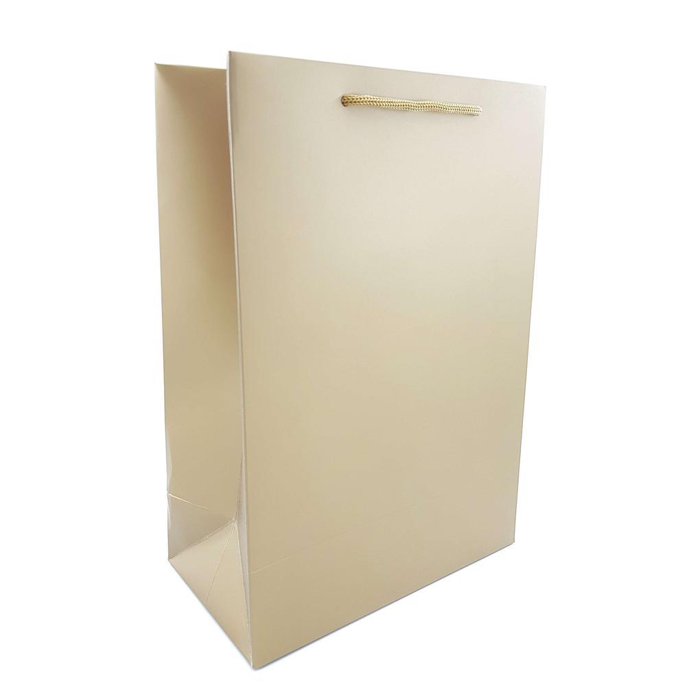 PAPER BAG POLOS/ PAPER BAG WARNA/ PAPER BAG MEDIUM/ PAPER BAG METALLIC - GOLD