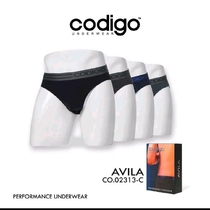 codigo AVILA - 3 Pcs Celana Dalam Pria Codigo Avila - S