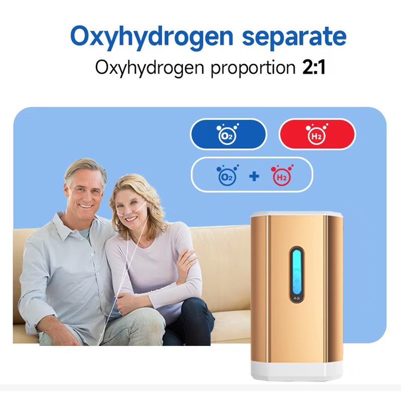 Home HHO Therapy 225ML 450ML PEM Technology Molecular Hydrogen Gas Inhaler Portable Hydrogen