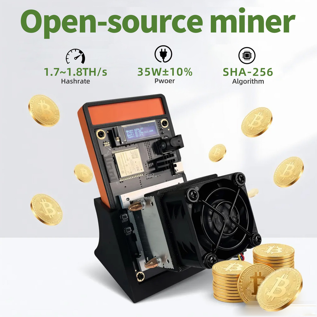 Upgraded Version Gamma 602 1.8TH/s SHA256 Bitcoin Miner Home Mining ASIC Crypto Mining Machine SOLO