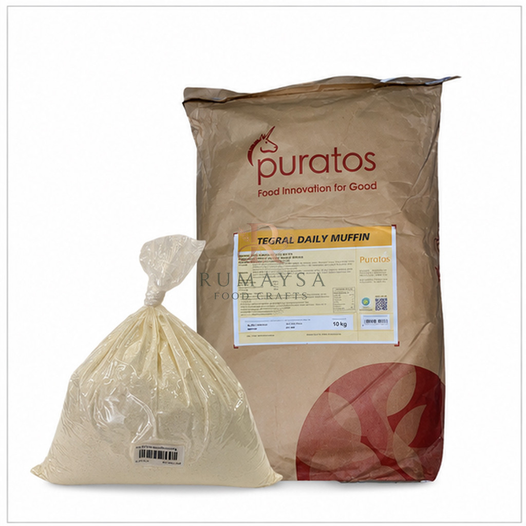 Puratos Tegral Daily Premix Muffin Untuk Muffin, Cupcake & Baking Repack 1 Kg