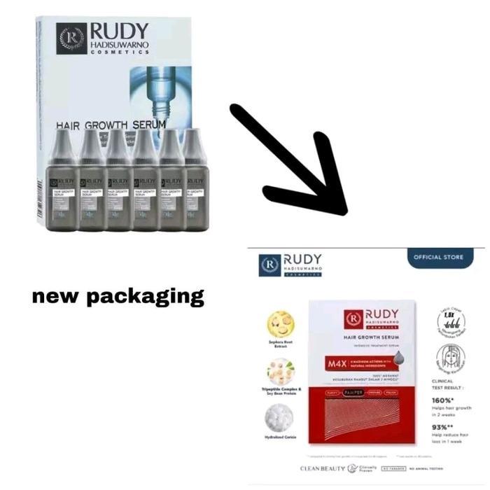 Rudy Hadisuwarno Hair Growth Serum Tonic rambut rontok isi 6 serum