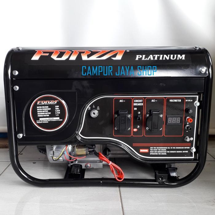 MESIN GENERATOR GENSET JENSET FORZA FGG-4800 RXE 2500 WATT MURAH BAGUS