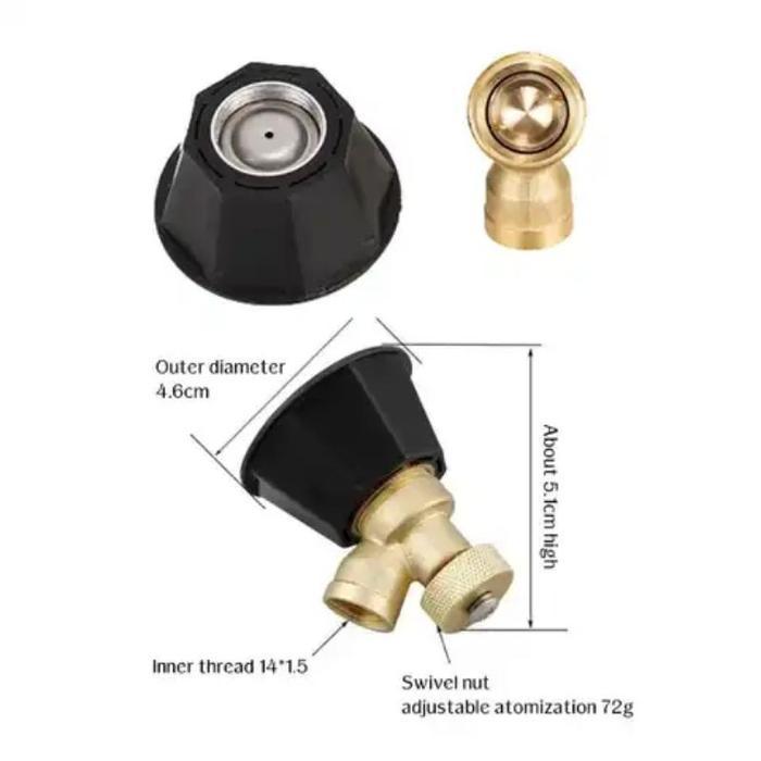 Noozle Sprayer Adjustable Black Siklon Automize spuyer Noozle Spruyer Air Super Kabut
